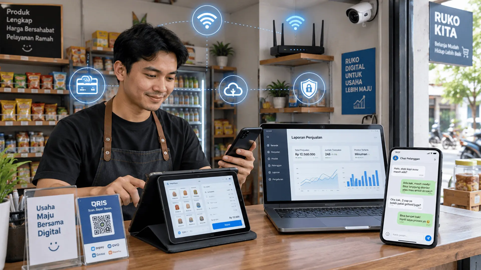 Digitalisasi Bisnis Ruko Makin Praktis dengan Ekosistem Indibiz